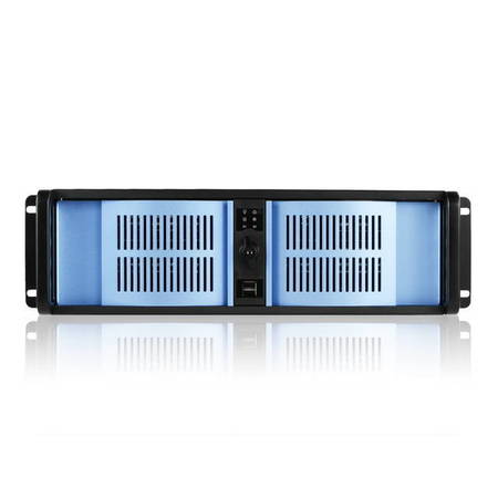 ISTARUSA CA-D300FBL D Storm 3U Compact Stylish RackmountServer Chassis D-300-FS-BLUE